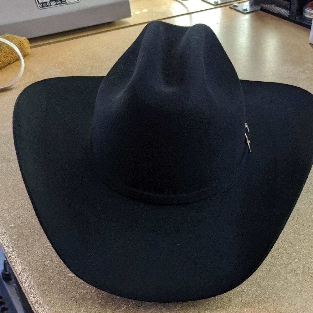 Stetson 3X Black Wool Cowboy Hat - Oak Ridge
